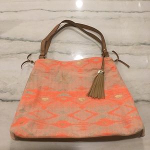 Stella & Dot Expandable Summer Tribal Tote